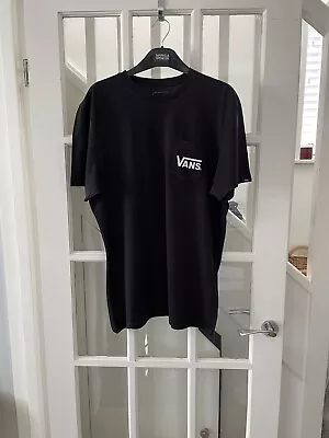 Buy Vans Men’s Black Short Sleeve T Shirt Size Large  • 12.50£