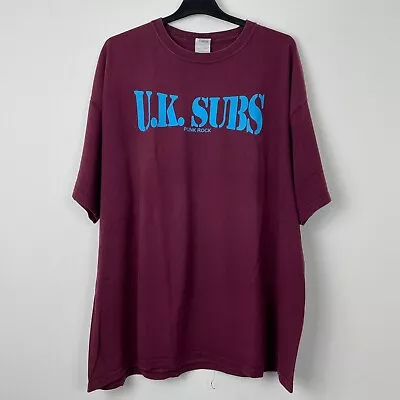 Buy UK Subs 35 Years Of Chaos Rare Band T-Shirt XXL • 5£