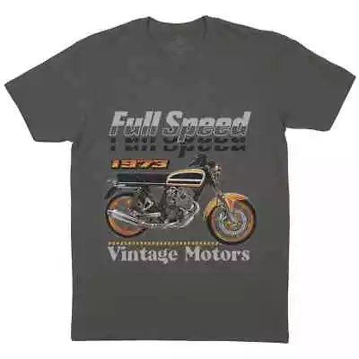 Buy Full Speed Mens T-Shirt Motorcycles Vintage Motorbike Motor Biker P943 • 11.99£