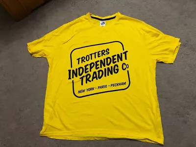 Buy Only Fools And Horses Trotters Independent Traders Yellow T-shirt - 70 X 60cm • 9.99£