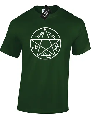Buy Devils Trap Mens T-shirt Supernatural Fan Design Winchester Sam Dean Castiel • 8.99£