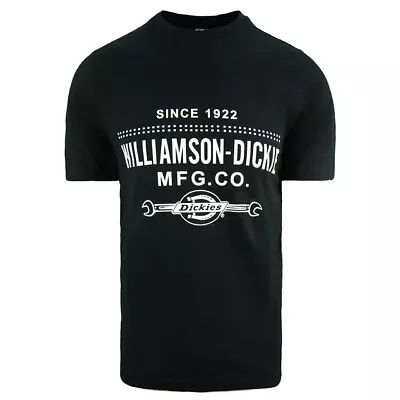 Buy Dickies Castleton T-Shirt Short Sleeve Crew Neck Black Mens Top SH5022 BLACK • 10.99£