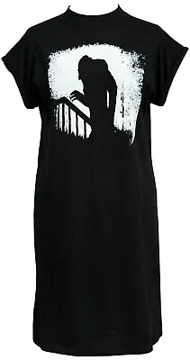 Buy Nosferatu Womens Horror High Neck T-Shirt Dress Vampire B-Movie Vintage Goth  • 29.50£
