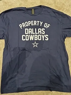 Buy NFL Property Of Dallas Cowboys Mens Tshirt Size Large  • 8.99£