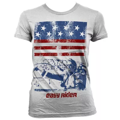 Buy Easy Rider Flag Girly Shirt Printed Women Officially Licensed • 30.91£