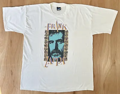 Buy Vintage Frank Zappa Ensemble Modern 90s Single Stitch T-shirt Size XL • 90£