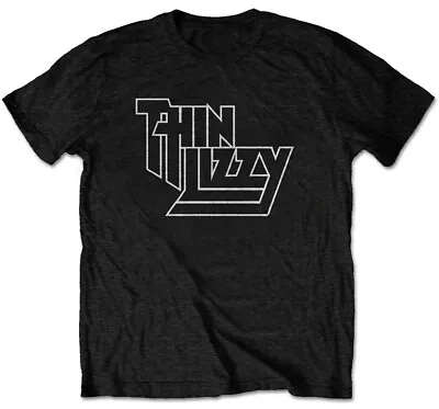 Buy Thin Lizzy Logo Black T-Shirt NEW OFFICIAL • 16.29£