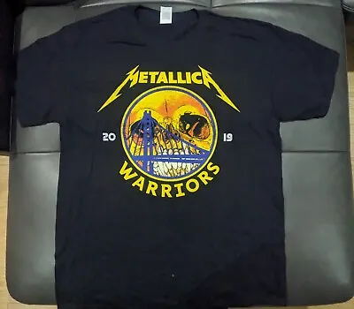 Buy Metallica S&M2 T-Shirt Large 2019 San Francisco Chase Centre Warriors Pushead • 20£