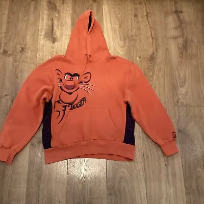 Buy Walt Disney World Tigger Hoodie Jumper Orange Graphic, Size Medium ✅ • 6.95£