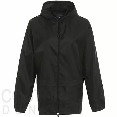 Buy Unisex Rain Jacket Cagoul Kagool Pac A Mac Showerproof Hood Festival Jacket Coat • 8.95£