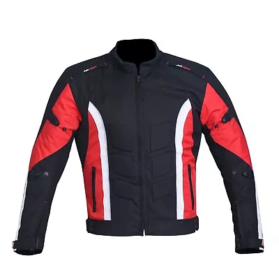 Buy Men's Motorbike Motorcycle Jacket Waterproof Textile Biker CE Armoured Cordura • 36.99£