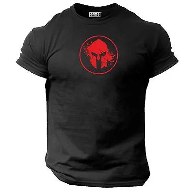 Buy Blood Spartan T Shirt Gym Clothing Bodybuilding Training Workout MMA Gymwear Top • 10.99£