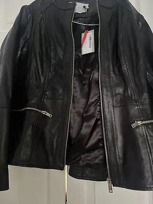 Buy Leather Jacket Womens Size 14/16 • 100£