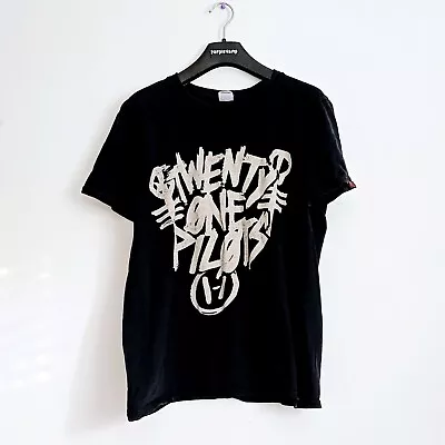 Buy Twenty One Pilots Black Graphic T-Shirt UK Size M TØP Official Merchandise • 13£