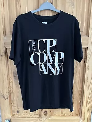 Buy CP Company T-Shirt Size Large Black • 29£