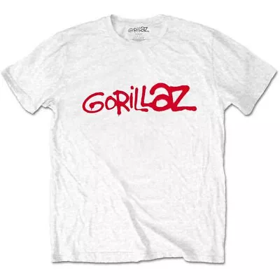 Buy Gorillaz Logo White Official Tee T-Shirt Mens • 15.99£