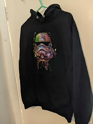 Buy Star Wars Multicoloured Storm Trooper Black Hoodie Size S 40  Chest • 12.99£