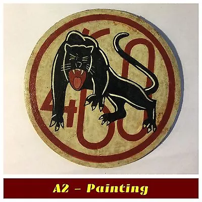 Buy WW2 Hand Painted 460th Bomb Group Leather Patch For A2 Jacket Aged Affect • 68£