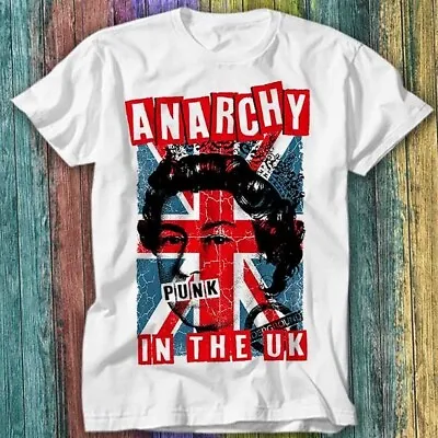 Buy Anarchy In The UK Punk Music Rock Queen Elizabeth Crown T Shirt Top Tee 441 • 6.70£
