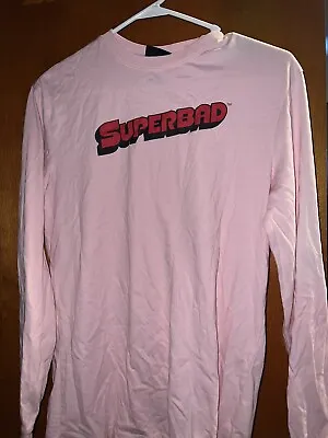 Buy H&M Superbad Pink Long Sleeve Shirt • 14.60£