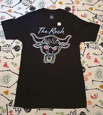 Buy WWE The Rock - Authentic Men's Small T-Shirt (Ripple Junction) - New/Not Worn • 20£