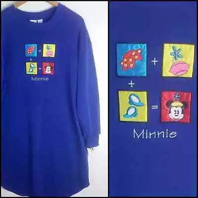 Buy NEW! MICKEY & CO Oversized Knit Sleep Shirt Minnie Mouse Night Shirt Pajamas S/M • 37.84£