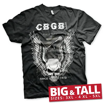 Buy Officially Licensed CBGB & OMFUG - CBGB Amplifier BIG & TALL 3XL,4XL,5XL T-Shirt • 22.98£