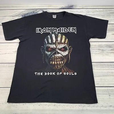 Buy Iron Maiden T Shirt The Book Of Souls 2017 World Tour Front / Back Print - Large • 24.99£