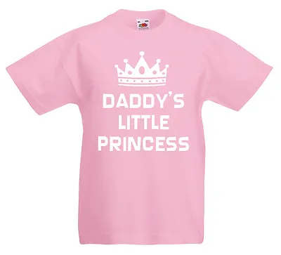 Buy Daddys Little Princess - Gift T-Shirt For Ages 1, 2, 3, 4, 5, 6 Year Old Girls • 8.99£