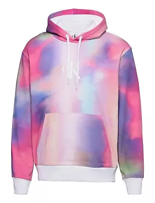 Buy Men’s Small (Women/ Unisex) Calvin Klein Hoodie Rainbow Pride Limited Edition • 25£