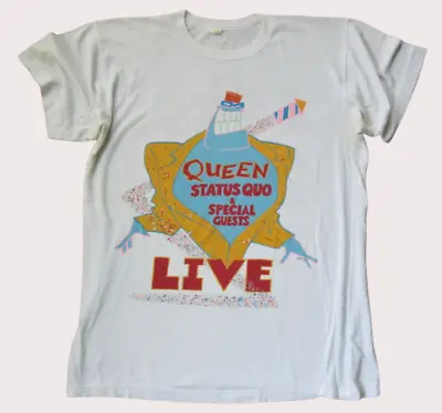 Buy Queen - A Kind Of Magic - 1986 UK Tour Vintage Concert T-Shirt Freddie Mercury  • 150£