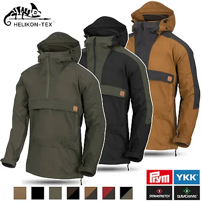 Buy Jacket Helikon-Tex ANORAK WOODSMAN Army Outdoor Kangaroo Tactical Hooded Coat • 81.46£