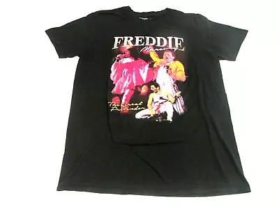 Buy Freddie Mercury The Great Pretender Womens Tee Shirt Black Size Medium 3 Pose • 15.15£