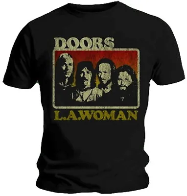 Buy The Doors LA Woman Black T-Shirt OFFICIAL • 14.89£