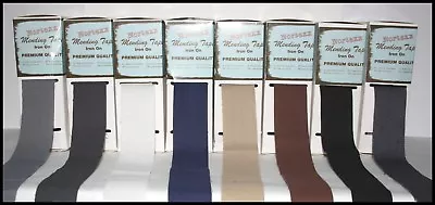 Buy Nortexx Iron On Fabric Repair Mending Tape 35mm - 9 Colours -sold By The Metre • 2.29£