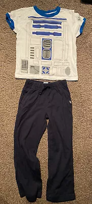 Buy Star Wars T Shirt & Gap Trousers 5 Years • 3£