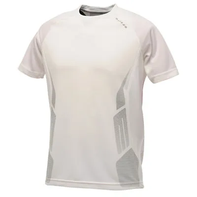 Buy Dare2b Mens Sport Breathable T Shirt Prolific Gym Training Running Sport White • 8.99£