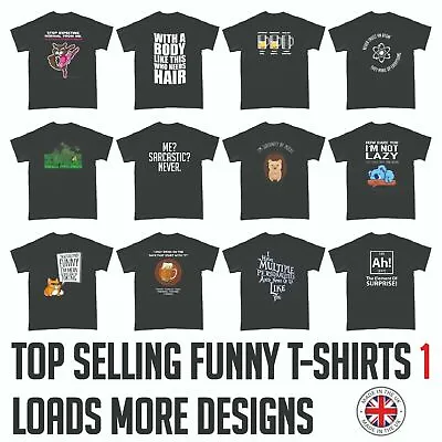 Buy Mens Funny T-Shirts Novelty T Shirts Joke T-shirt Clothing Birthday Tee Gift 1 • 9.95£
