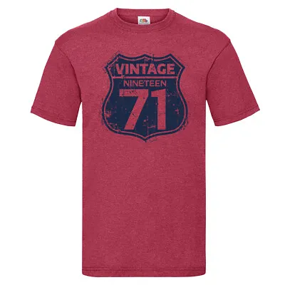 Buy Vintage 1971 Nineteen Seventy One T-Shirt Birthday Gift • 13.49£