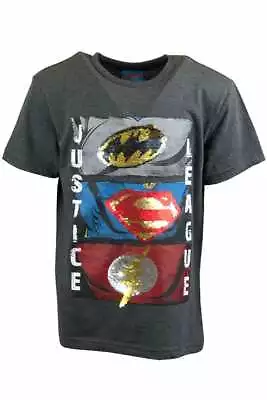 Buy Justice League T-shirt Boys Kids Top • 7.89£