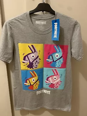 Buy Boys Fortnite  Llama T- Shirt BNWT Small New • 8£