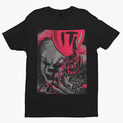 Buy It You'll Float T-Shirt - Halloween Horror Film TV Scary Retro Kruger Pennywise • 10.79£