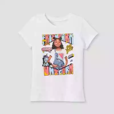 Buy That Girls Lay Lay Girls T-Shirt Pullover Short Sleeve Graphic Unicorn  • 2.36£