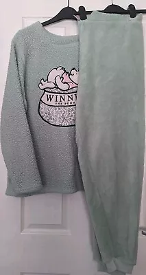 Buy Ladies Disney Sage Winnie Pooh Teddy Fleece Pyjamas 18/20 ❤️ • 4.99£