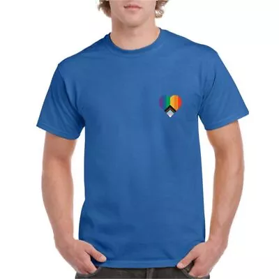 Buy Heart Pride Flag LGBTQ+  T-Shirt • 14.95£