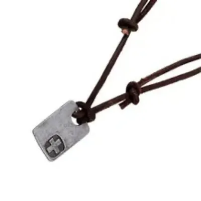Buy Male Jewellery Vintage Hemp Rope Leather Pendant Necklace Mens • 5.95£