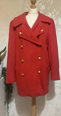 Buy Vintage Wool Cashmere Mix HAPPY HEIDEMANN Jacket Coat Size 10 ❤️4 • 22.99£