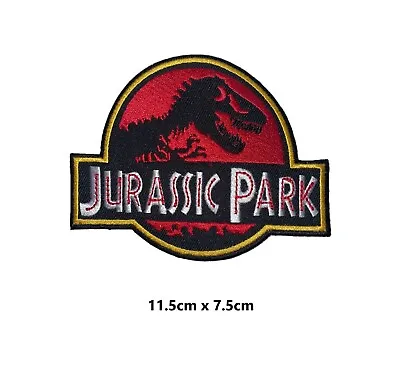 Buy Jurassic Park Embroidered Patch Sew Iron On Patches Transfer Clothes Applique • 2.99£