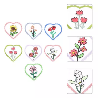 Buy  7Pcs Iron On Patches Sewing Patches For Holes Jean Jacket Clothing DIY • 6.99£