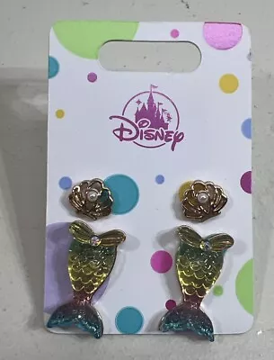 Buy Disney Parks The Little Mermaid Earring Set • 10.39£